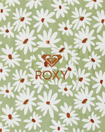 Roxy Stay Maical Printed Hooded Towel - Laurel Green Dream Big Floral